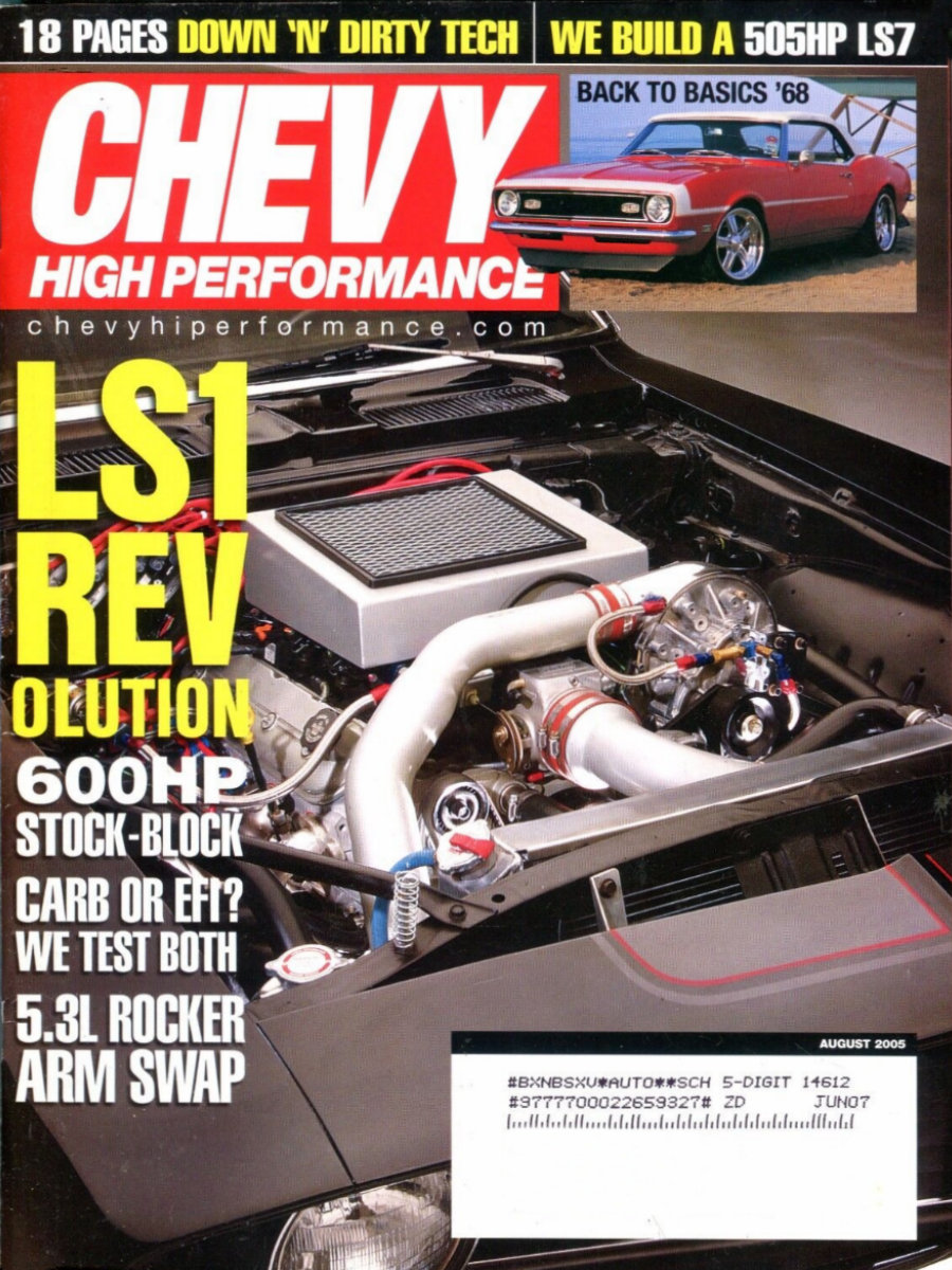 Chevy High Performance Aug August 2005