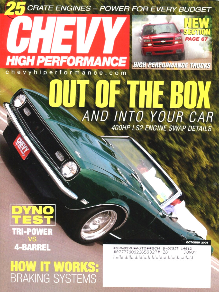 Chevy High Performance Oct October 2005