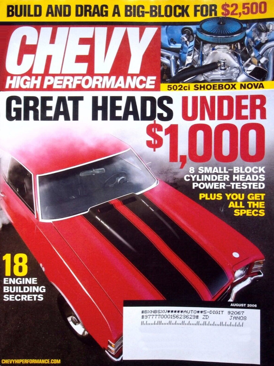Chevy High Performance Aug August 2006