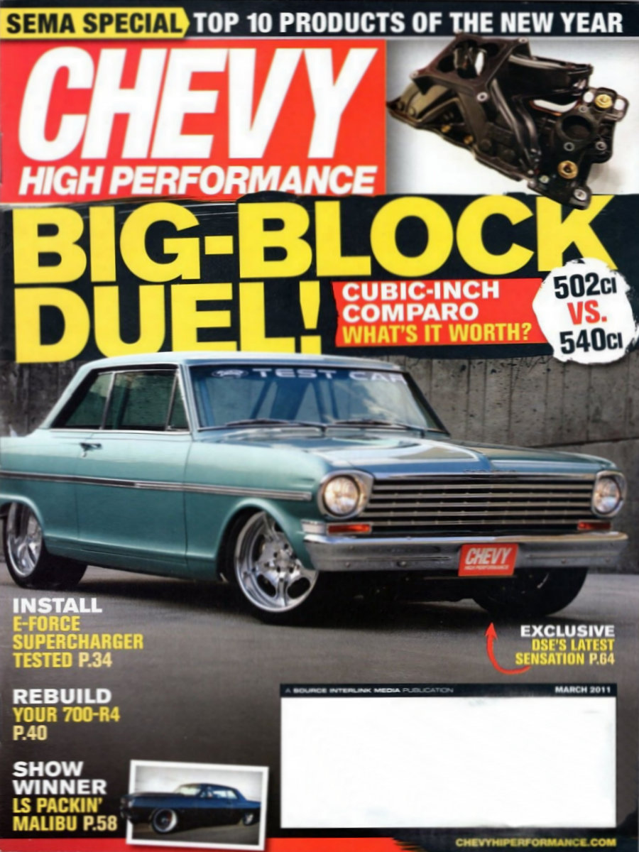 Chevy High Performance Mar March 2011