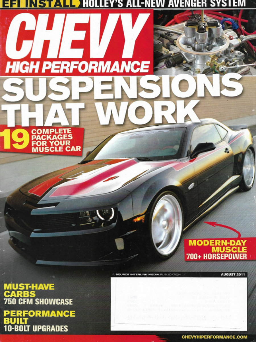 Chevy High Performance Aug August 2011