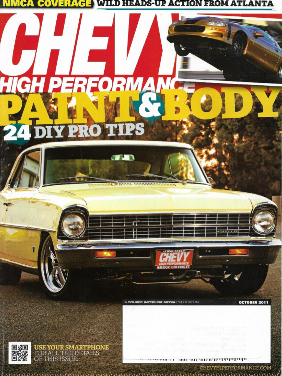Chevy High Performance Oct October 2011