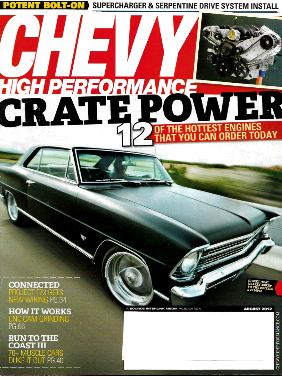 Chevy High Performance Aug August 2012