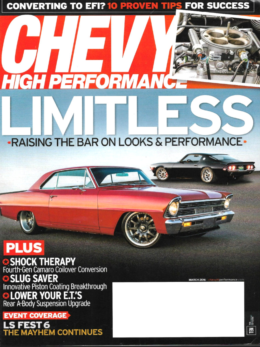 Chevy High Performance Mar March 2016