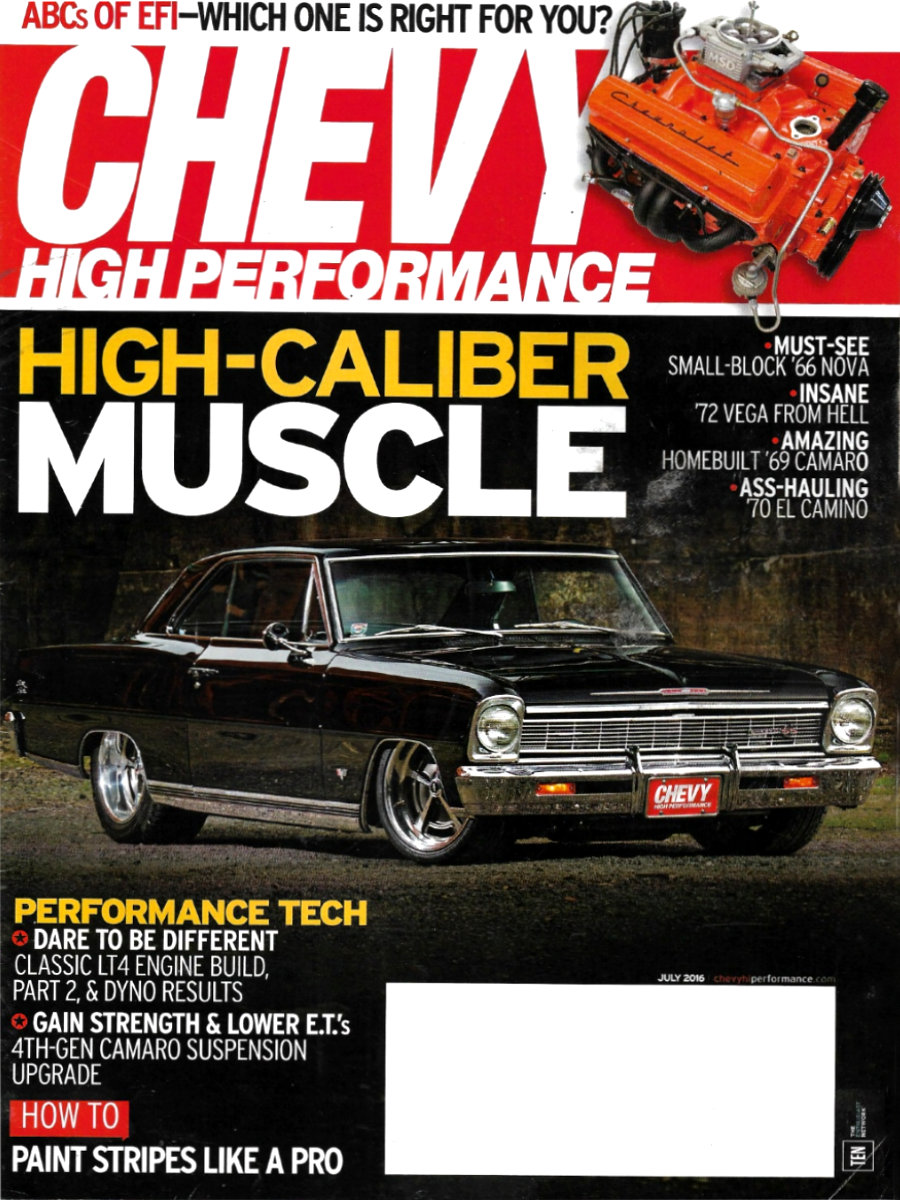Chevy High Performance July 2016