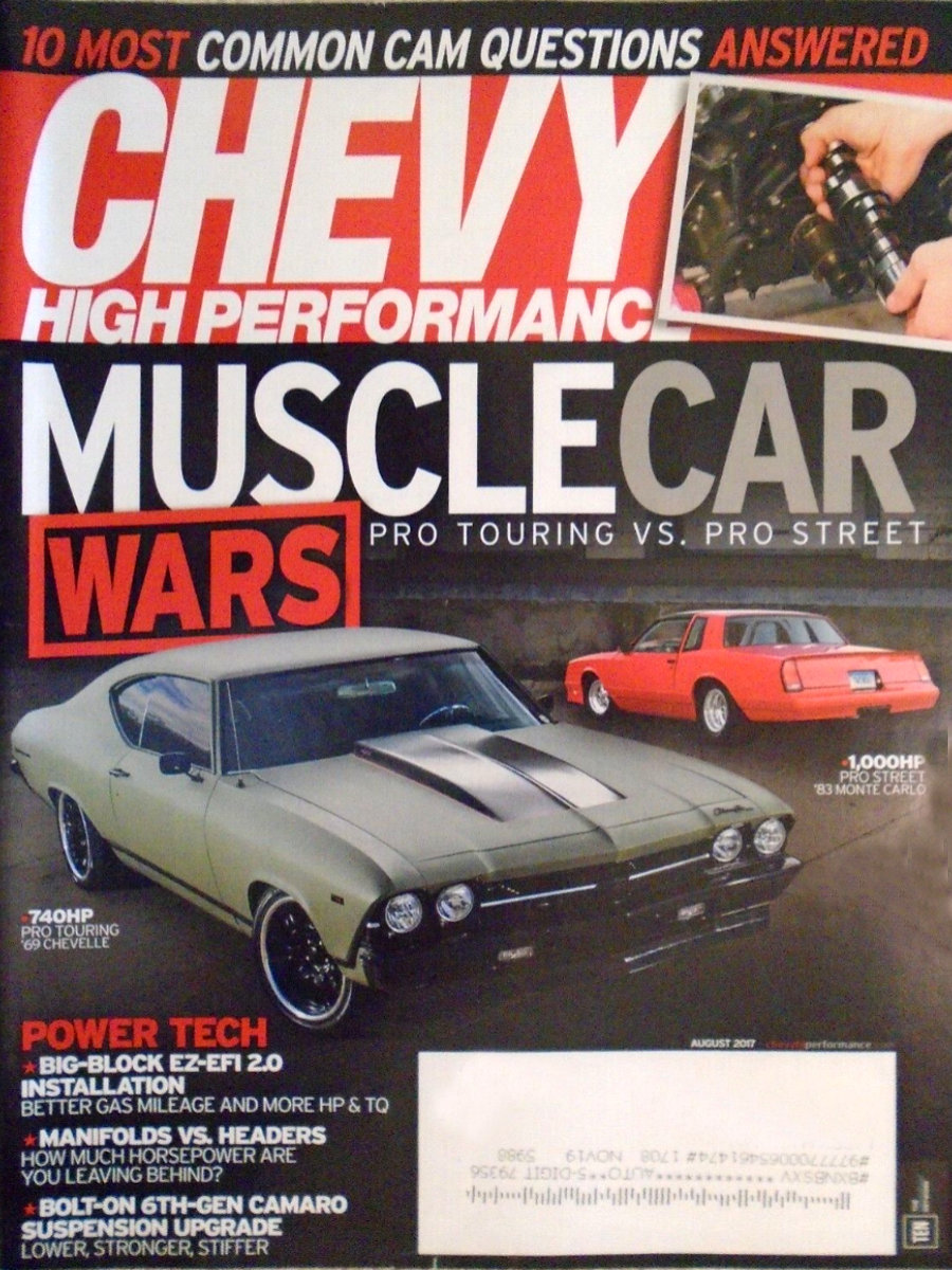Chevy High Performance Aug August 2017