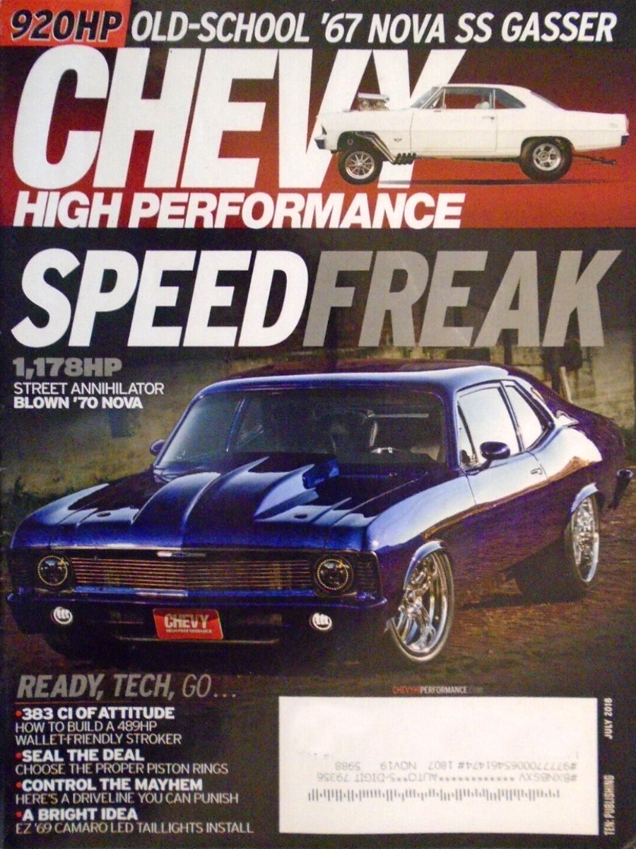 Chevy High Performance July 2018