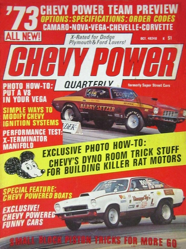 Chevy Power Oct October 1972 