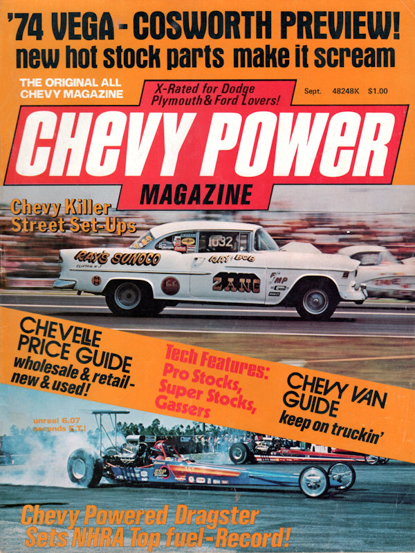 Chevy Power Sept September 1973 