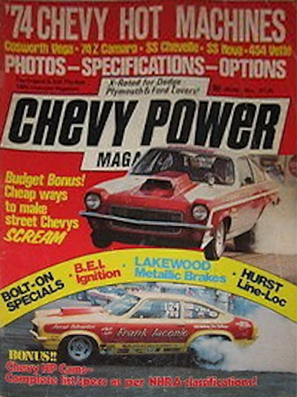 Chevy Power Nov November 1973 