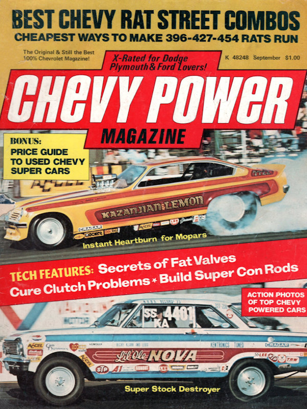 Chevy Power Sept September 1974 