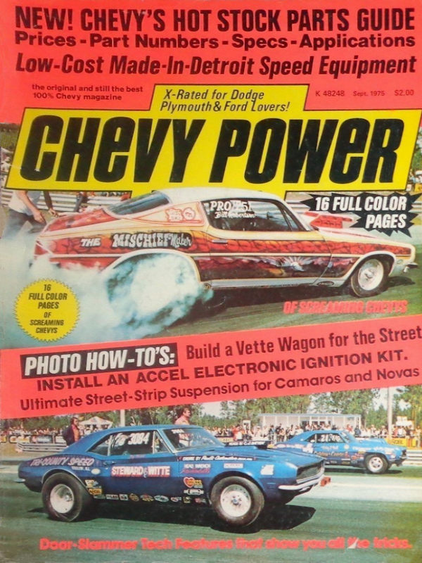 Chevy Power Sept September 1975 