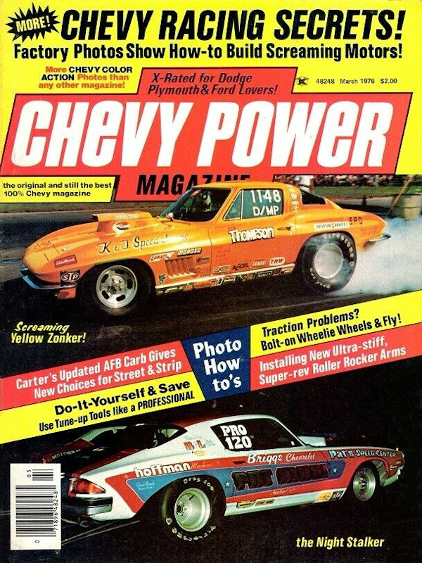 Chevy Power Mar March 1976 