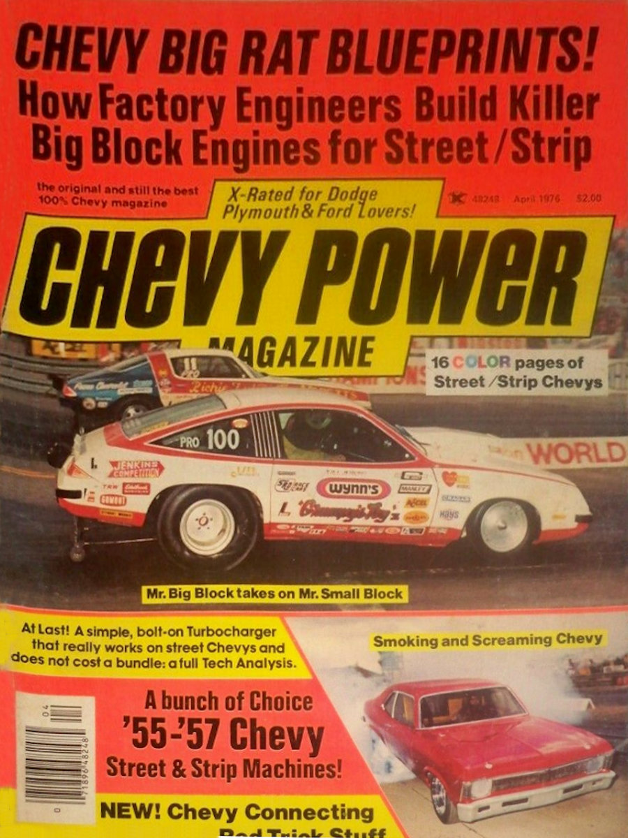 Chevy Power Apr April 1976 