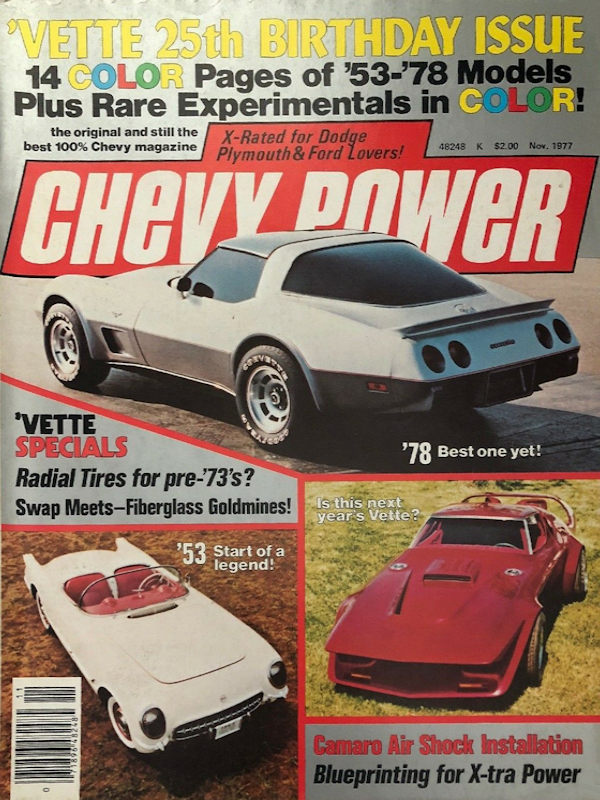 Chevy Power Nov November 1977 