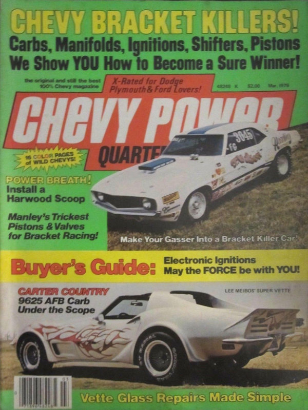 Chevy Power Mar March 1978 