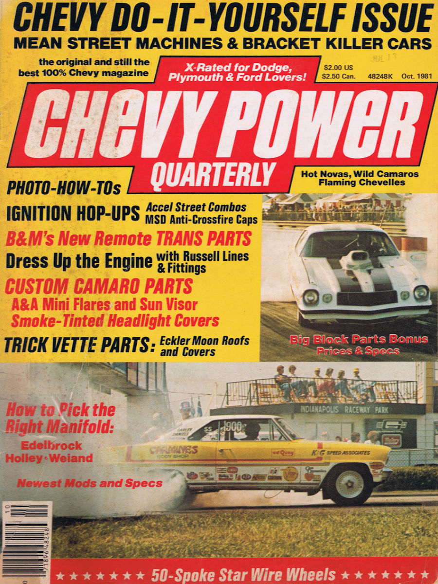 Chevy Power Oct October 1978 