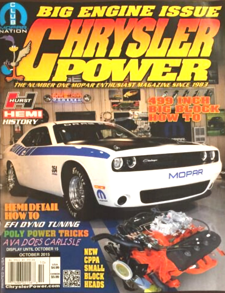 Chrysler Power Oct October 2015