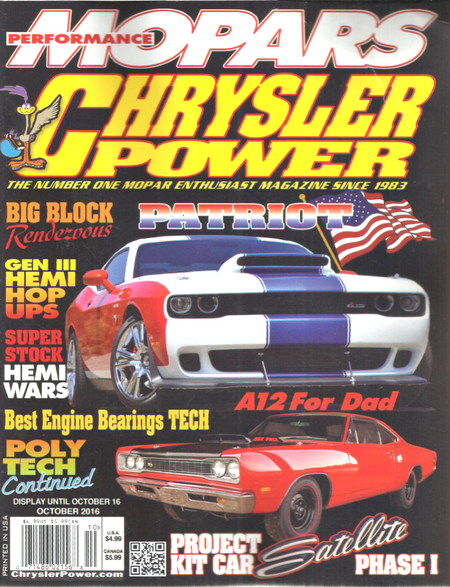 Chrysler Power Oct October 2016