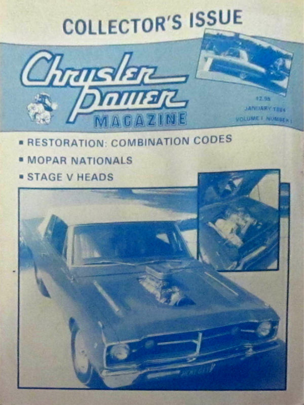Chrysler Power Jan January 1984