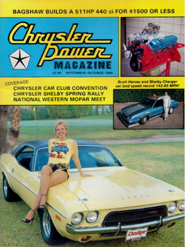Chrysler Power Sept Oct September October 1984