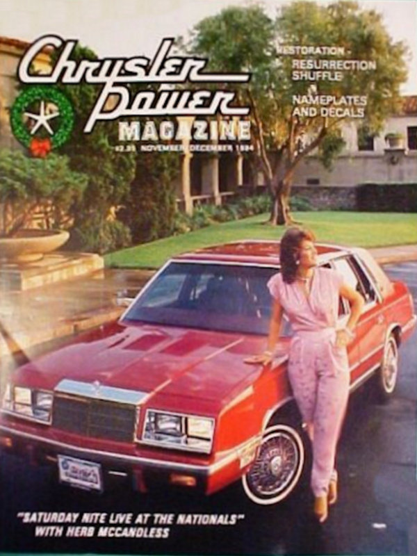 Chrysler Power Nov Dec November December 1984