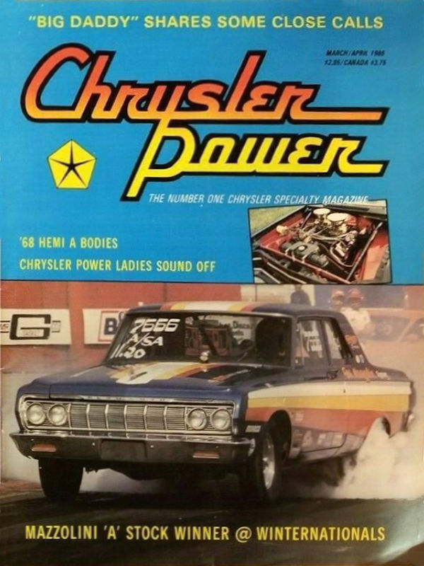 Chrysler Power Mar Apr March April 1985