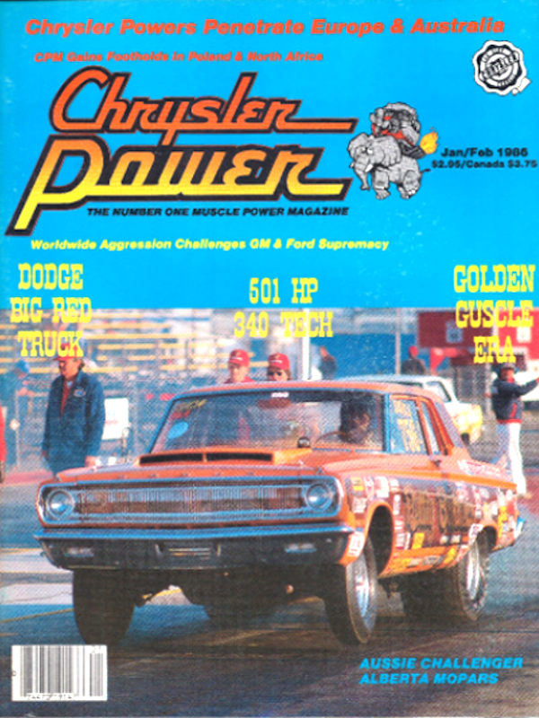Chrysler Power Jan Feb January February 1986