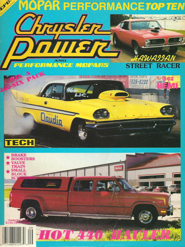 Chrysler Power Sept September 1991