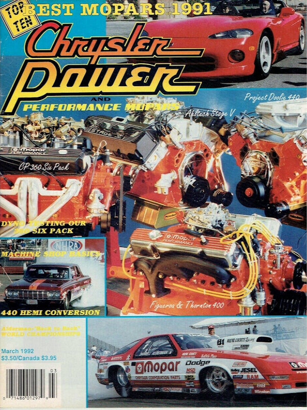 Chrysler Power Mar March 1992