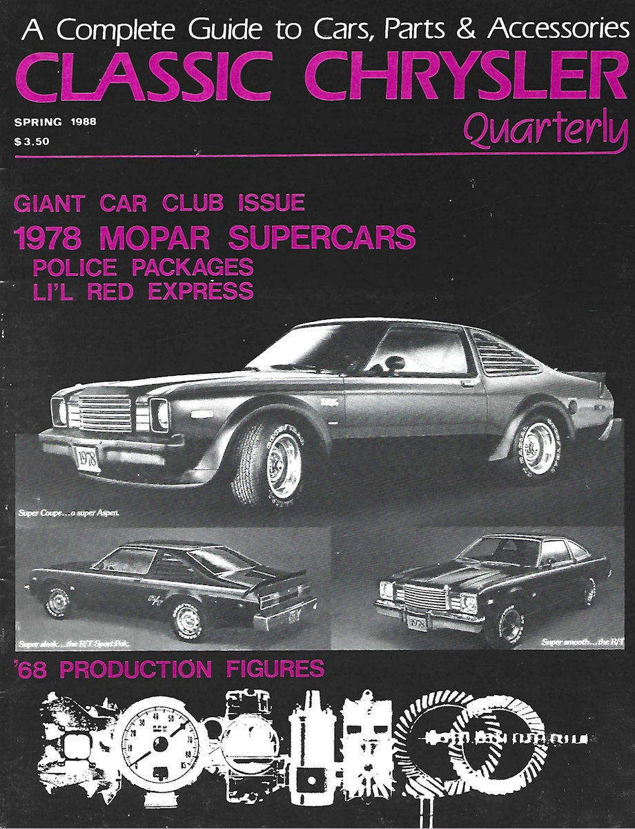 Chrysler Quarterly Spring 1988