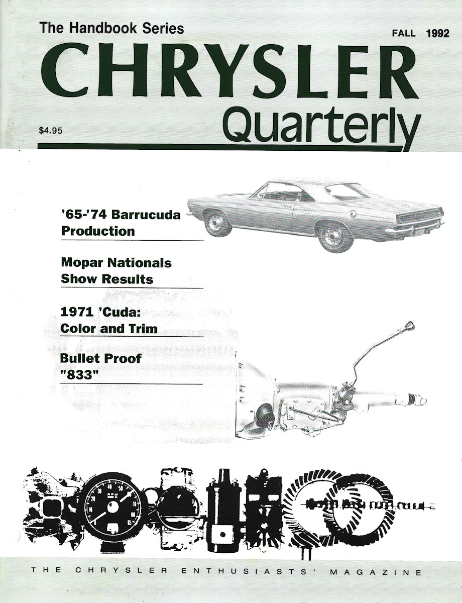 Chrysler Quarterly Fall 1992