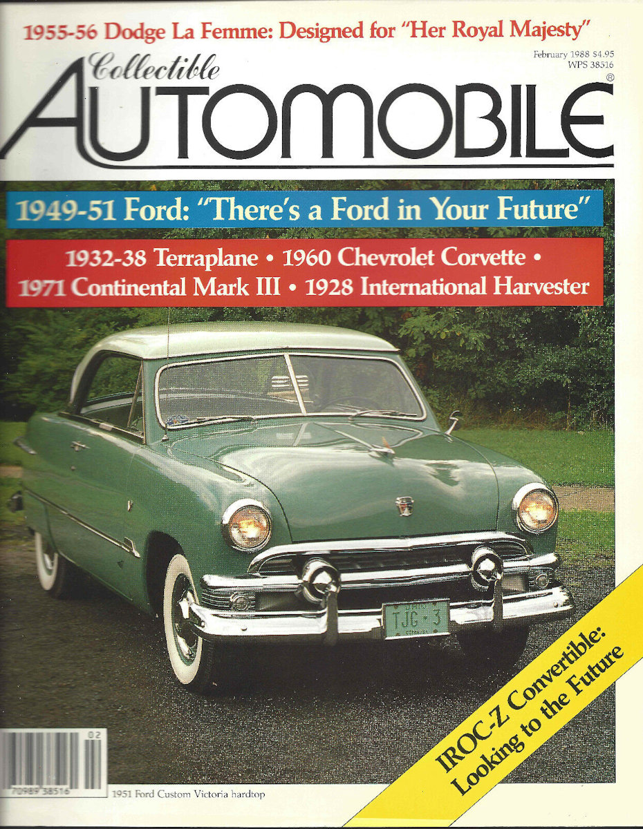 Collectible Automobile Feb February 1988