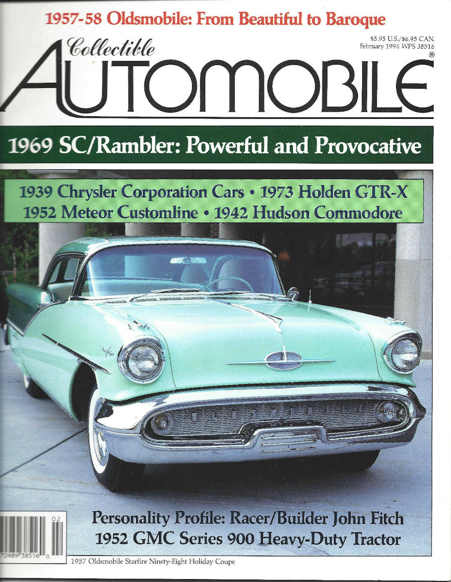 Collectible Automobile Feb February 1994