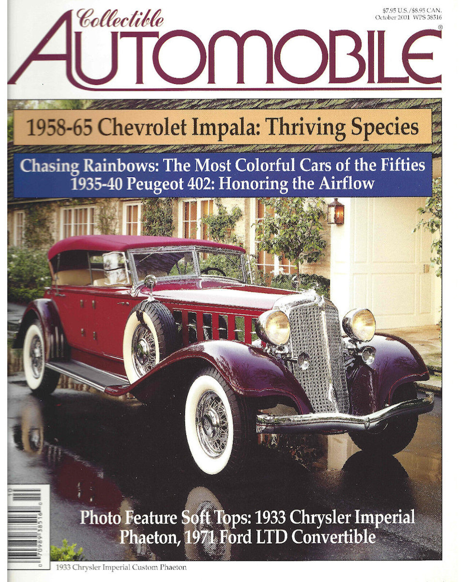 Collectible Automobile Oct October 2001