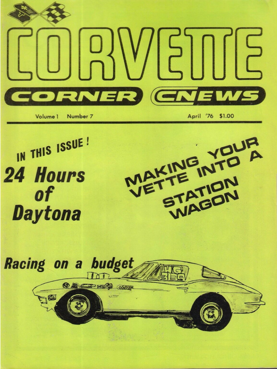 Corvette Corner Apr April 1976