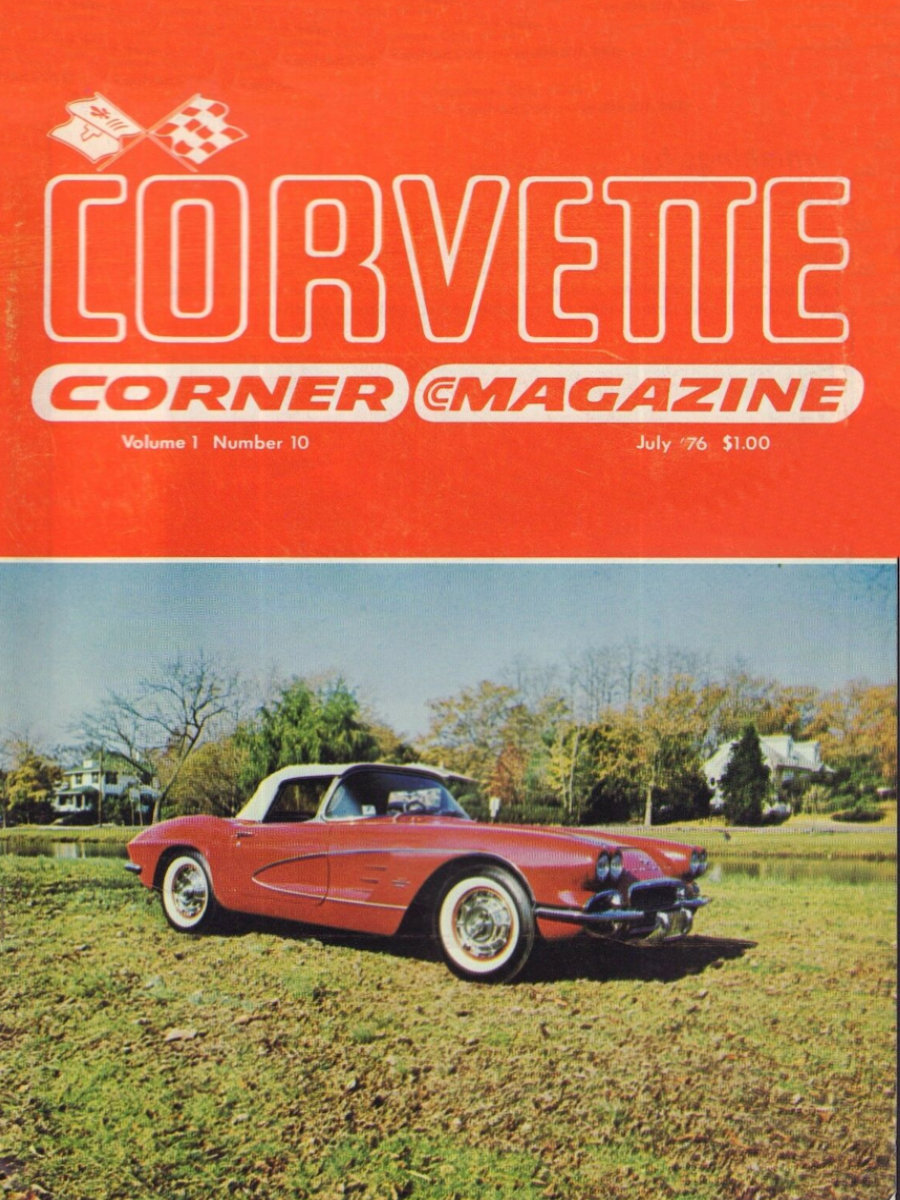 Corvette Corner July 1976