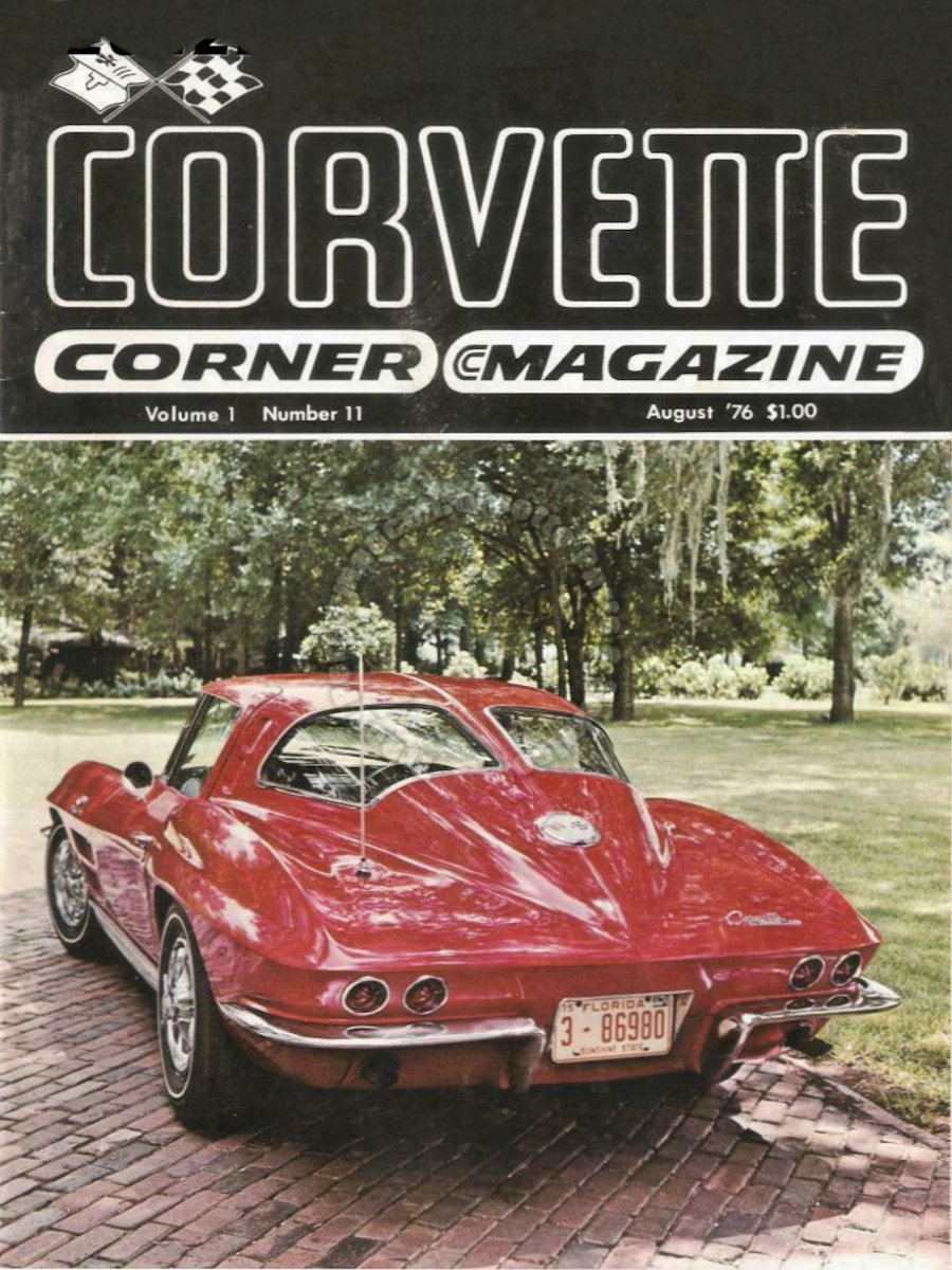 Corvette Corner Aug August 1976