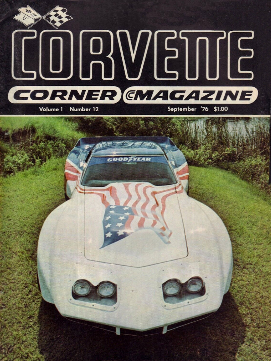 Corvette Corner Sept September 1976