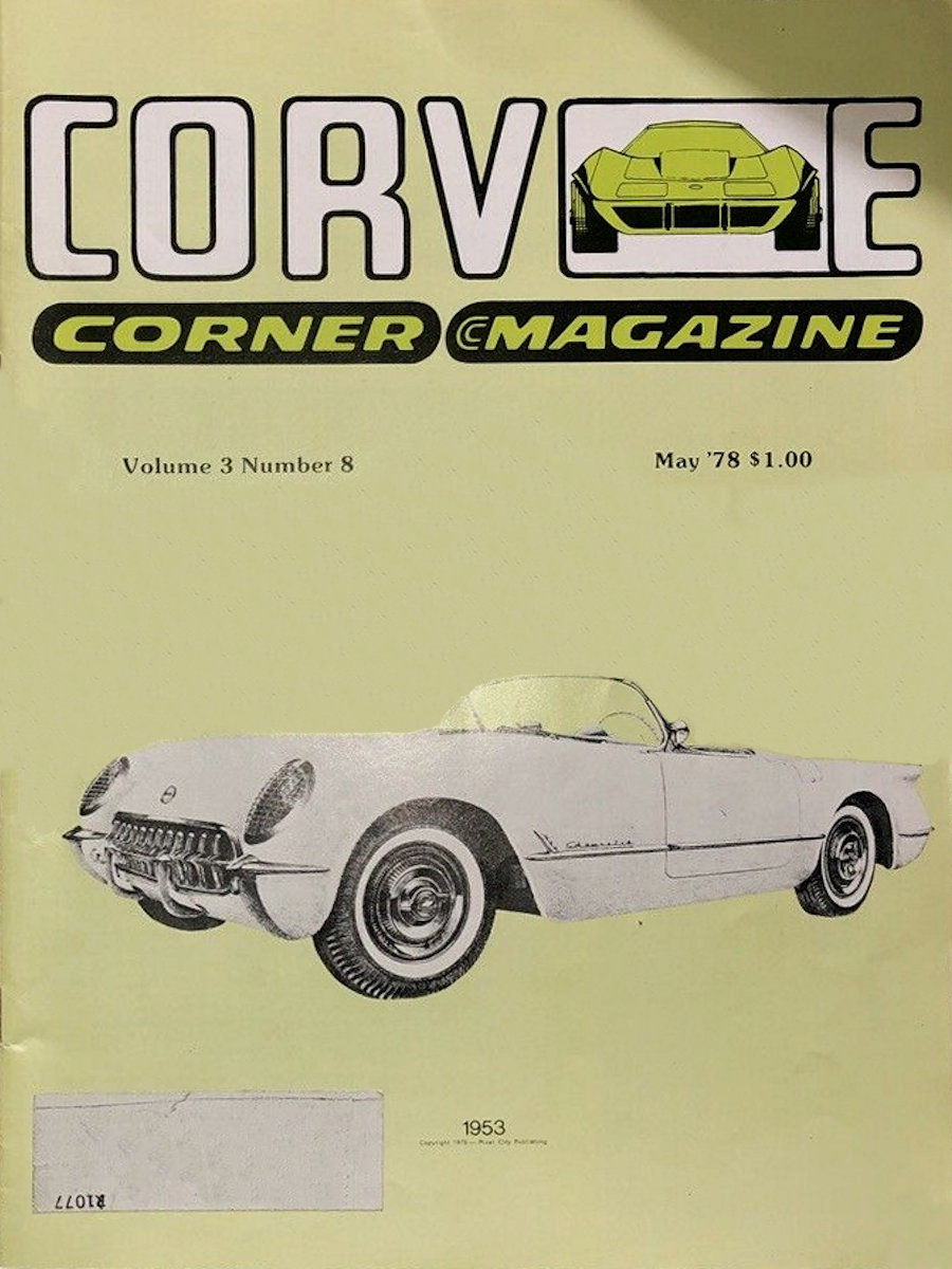 Corvette Corner May 1978