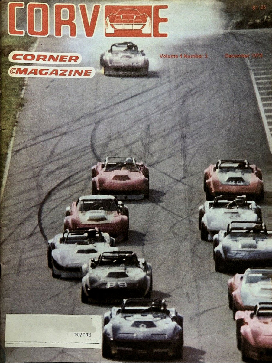 Corvette Corner Dec December 1978