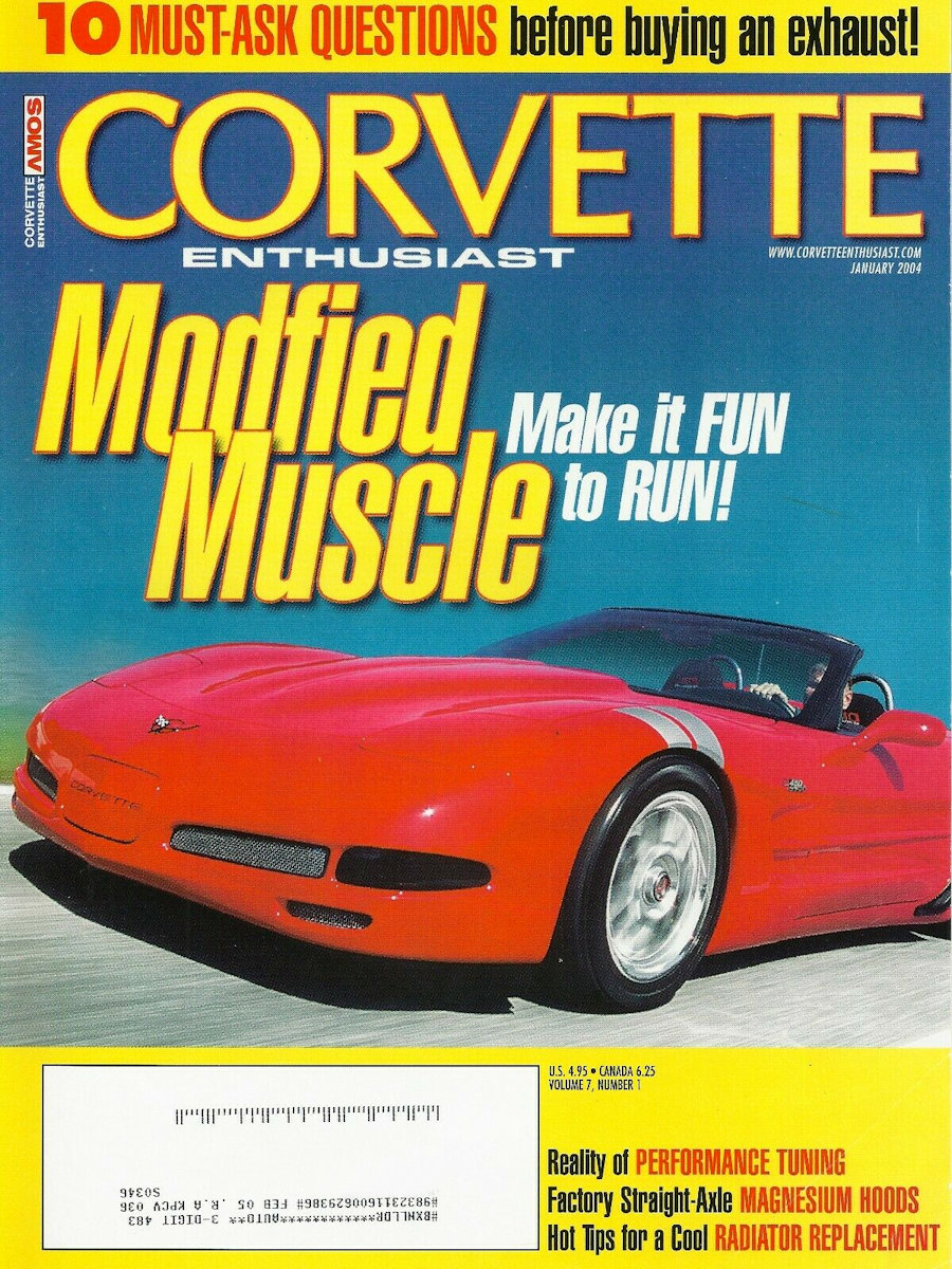 Corvette Enthusiast Jan January 2004