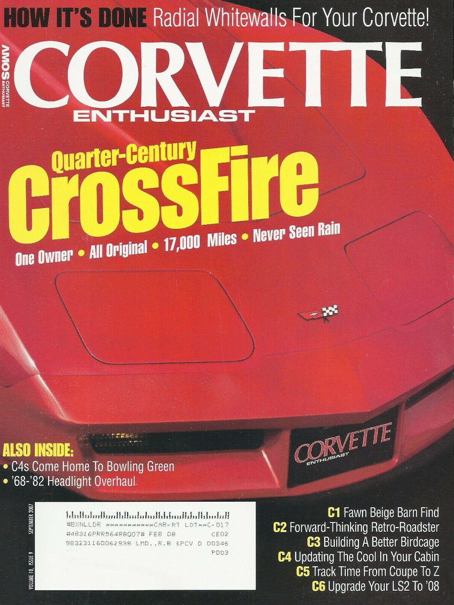 Corvette Enthusiast Sept September 2007