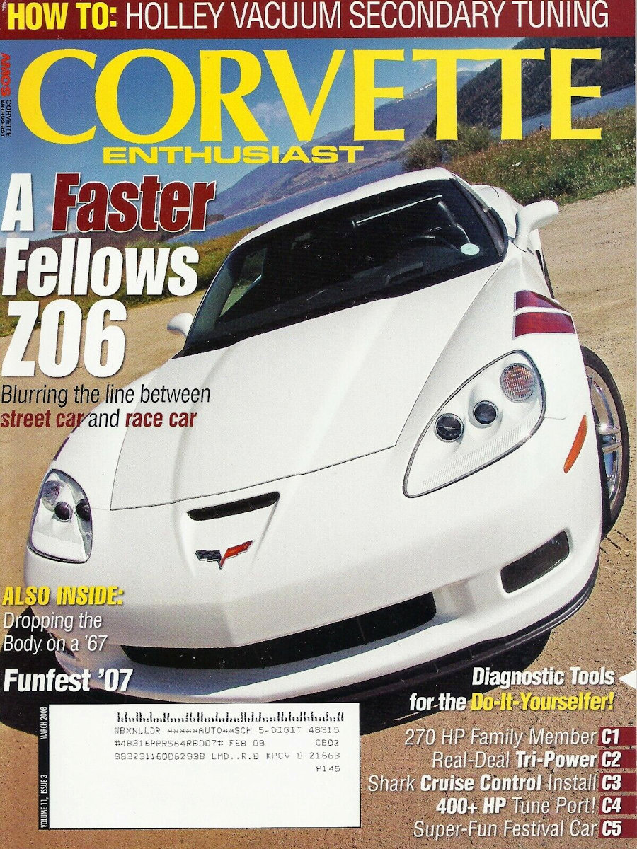 Corvette Enthusiast Mar March 2008