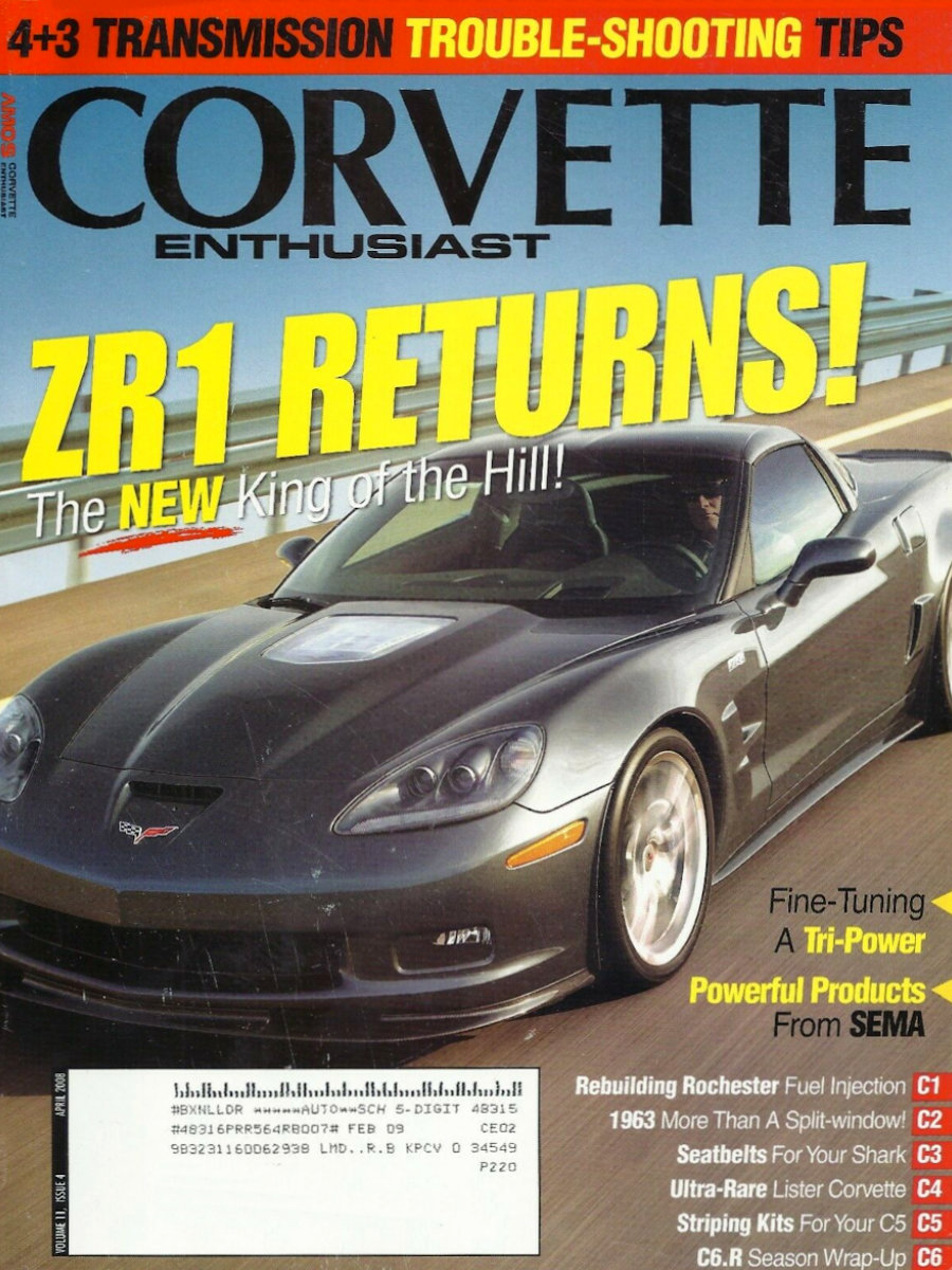 Corvette Enthusiast Apr April 2008