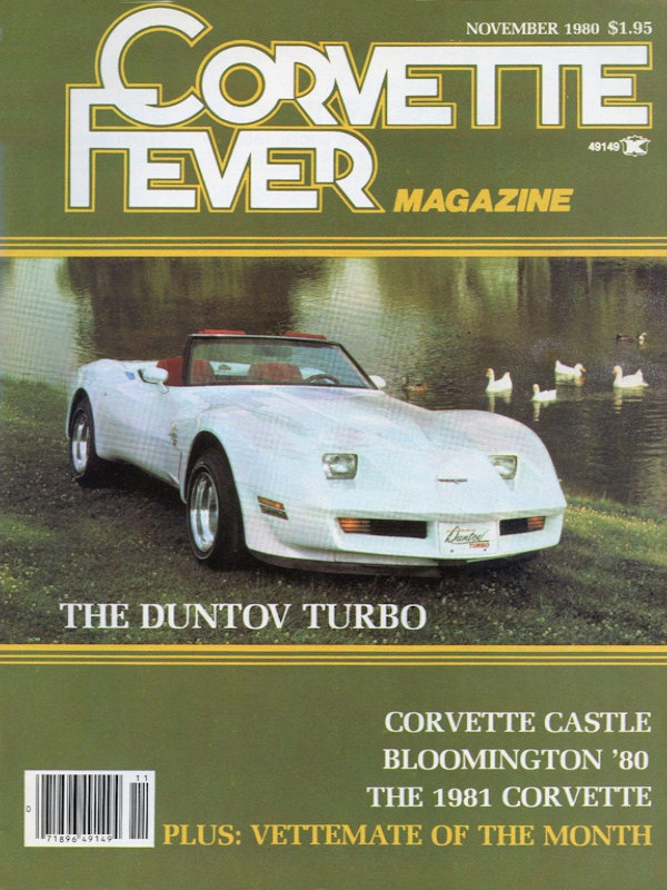 Corvette Fever Nov November 1980