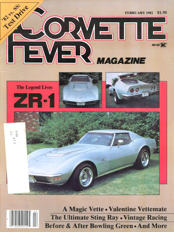 Corvette Fever Feb February 1982