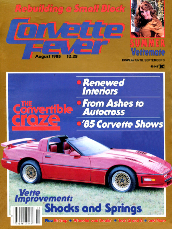 Corvette Fever Aug August 1985