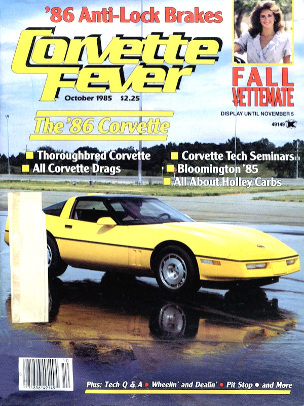 Corvette Fever Oct October 1985