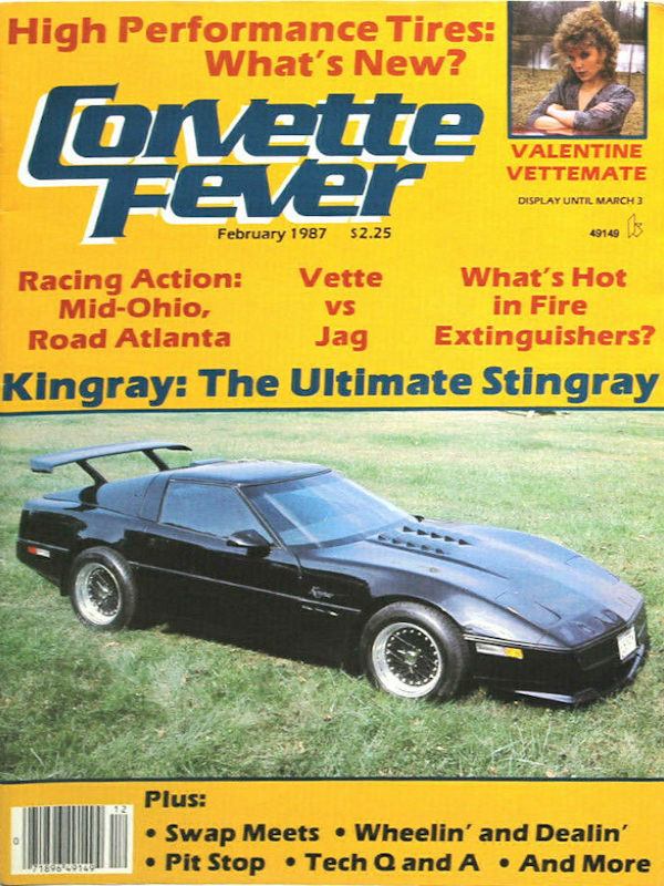Corvette Fever Feb February 1987